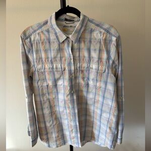 Eddie Bauer Women's Multicolor Plaid Shirt